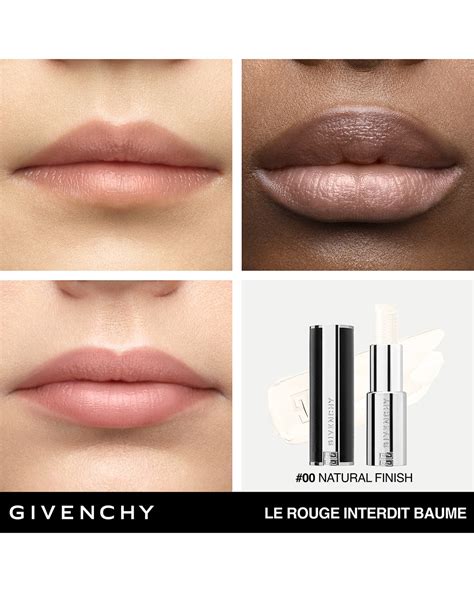 givenchy lip balm universal|Givenchy le rouge interdit lipstick.